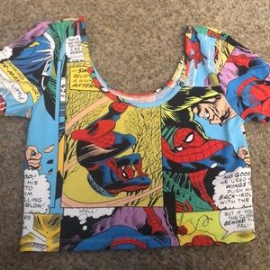 Spider-Man Crop top